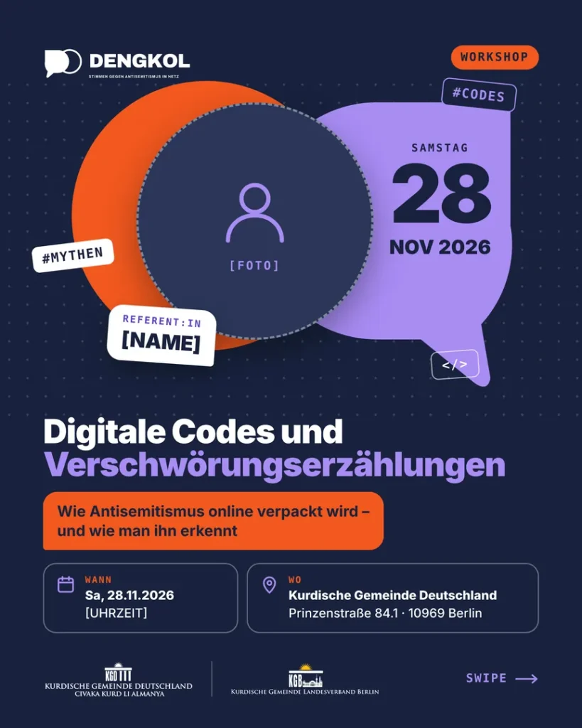 Workshop Digitale Codes und Verschwörungserzählungen am 28.11.2026