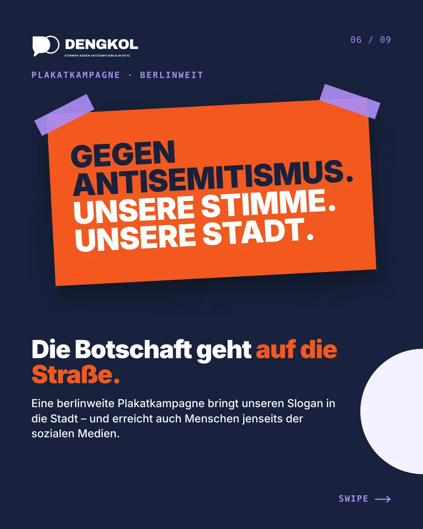 Die Botschaft geht auf die Straße